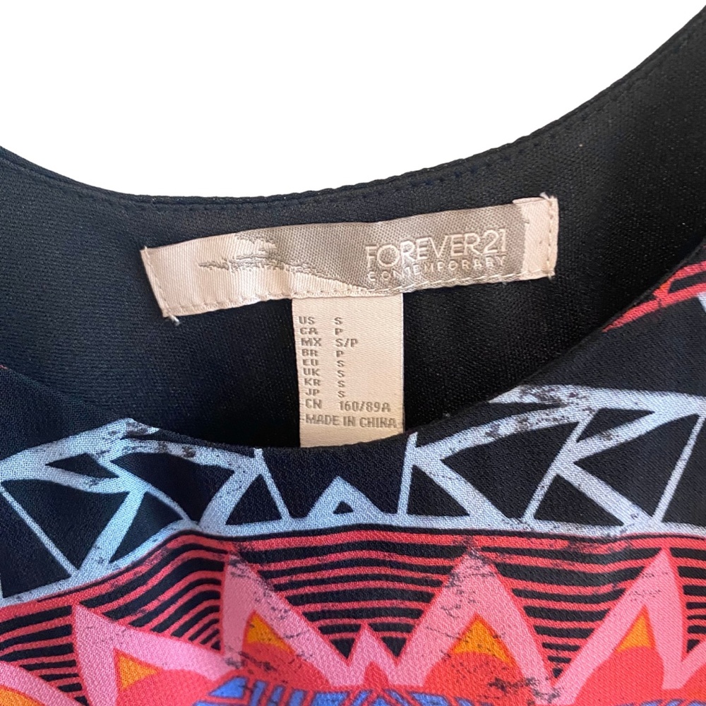 Forever21 Patterned Mini Dress - Picture 3 of 3